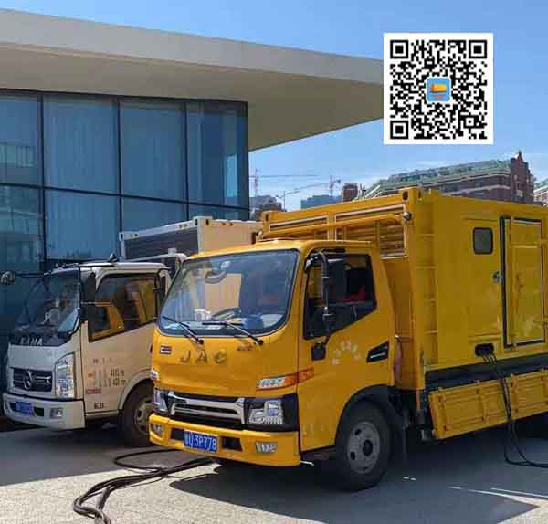 青松路街道出租发电车